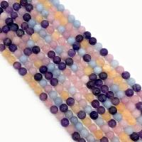 Lavender Bead, Rund, DIY & olika storlek för val, fler färger för val, Såld Per Ca 38 cm Strand