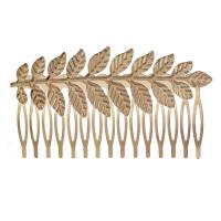 Dekorativa Hår Combs, Järn, guldfärg pläterade, bröllopsgåva & för kvinna, gyllene, nickel, bly och kadmium gratis, 90x50mm, Säljs av PC