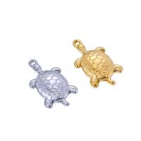 Stainless Steel Animal Pendants 304 Stainless Steel Turtle Vacuum Ion Plating DIY Sold By Bag