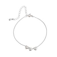 Messing Armband, met 2.36inch extender keten, silver plated, mode sieraden & voor vrouw, nikkel, lood en cadmium vrij, Lengte Ca 6.69 inch, Verkocht door PC