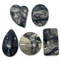 Ciondoli gioielli in Agata, agate, unisex, colori misti, 35x45-25x55mm, 5PC/borsa, Venduto da borsa