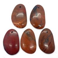 Ciondoli gioielli in Agata, agate, unisex, rosso, 35x45-25x55mm, 5PC/borsa, Venduto da borsa