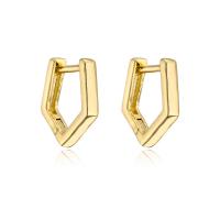 Brass Leverback Earring gold color plated & for woman Sold By Pair