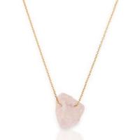 Quartz Necklace with Zinc Alloy irregular gold color plated Unisex Length 14.96 Inch Sold By PC