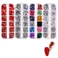 3D Nail Art Decoratie, acryl Strass, DIY & verschillende grootte voor keus, meer kleuren voor de keuze, 10sets/Lot, Verkocht door Lot