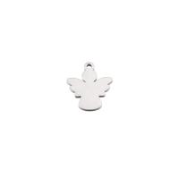 Rostfritt stål Smycken Hängen, 304 rostfritt stål, Angel, plated, fler färger för val, 17x1.50x20mm, Hål:Ca 1.8mm, Säljs av PC