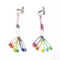 Pendientes de Resina, Clip de papel, diferentes estilos para la opción & para mujer, multicolor, Vendido por Par