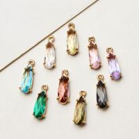 Rhinestone Pendant Brass with Glass Rhinestone high quality plated DIY nickel lead & cadmium free Sold By PC