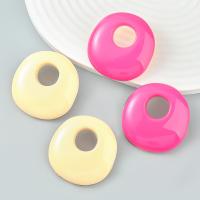 Resin Earring Zinc Alloy with Resin fashion jewelry & for woman Sold By Pair