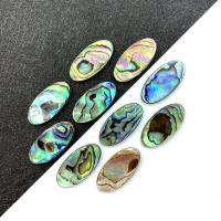 Chluas mhara Shell cabochon ais árasán, Oval, DIY, il-daite, 15x30mm, Díolta De réir PC