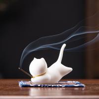 Traditional Ceramic Inserted Burner Incense Seat Porcelain handmade for home and office & durable Sold By PC