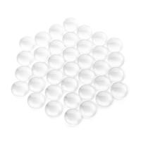 Glas Cabochons, Flat Round, DIY, klar, nickel, bly och kadmium gratis, 8/10/12mm, Ca 200PC/Box, Säljs av Box