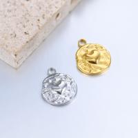 Stainless Steel Pendants 304 Stainless Steel Vacuum Ion Plating DIY Sold By Bag