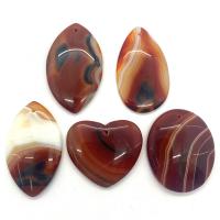 Μενταγιόν Lace Agate, δαντέλα αχάτη, τυχαία αποστολή & 5 τεμάχια & DIY, μικτά χρώματα, 35x45-25x55mm, 5PCs/Ορισμός, Sold Με Ορισμός