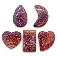 Dragon Veins Agate Pendant random style & 5 pieces & DIY 35x45- Sold By Set