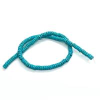 Synthetische Turquoise Kraal, DIY & verschillende grootte voor keus, blauw, Per verkocht Ca 14.96 inch Strand