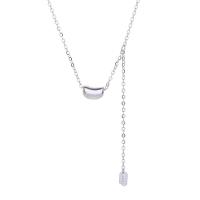 925 Sterling Silver Necklaces plated fashion jewelry & for woman Length Approx 17.7 Inch Sold By PC