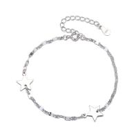 Sterling Zilver Armbanden, 925 sterling zilver, geplatineerd, mode sieraden & voor vrouw, 190mm, Verkocht door PC