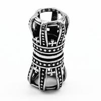 Stainless Steel Beads 316 Stainless Steel Crown vintage & DIY & blacken Sold By PC