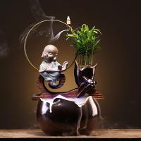 Backflow Incense Burner Porcelain half handmade for home and office & durable Sold By PC