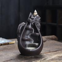 Backflow Incense Burner Porcelain half handmade for home and office & durable Sold By PC