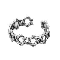 925 sterling zilver Manchet Finger Ring, gepolijst, Verstelbare & voor vrouw & hol, Verkocht door PC