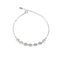 925 sterling zilver Armband, platinum plated, mode sieraden & voor vrouw, 190mm, Verkocht door PC