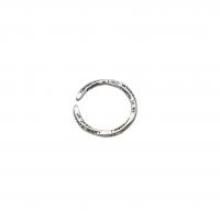 Argent sterling 925 Cuff Bague, Réglable & bijoux de mode & pour femme, Vendu par PC