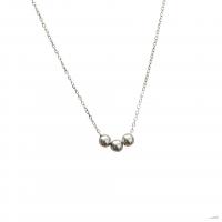 925 Sterling Silver Necklaces fashion jewelry & for woman Length Approx 17.7 Inch Sold By PC