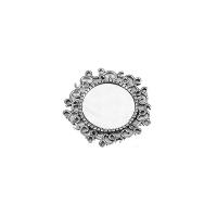 Zinc Alloy vedhæng Cabochon Setting, forgyldt, du kan DIY, flere farver til valg, nikkel, bly & cadmium fri, 14mm, Solgt af PC