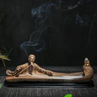 Backflow Incense Burner Porcelain half handmade for home and office & durable & multifunctional Sold By PC