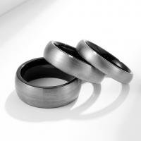 Tungsten Stålring til mænd, Wolfram stål, Unisex & forskellig størrelse for valg, Solgt af PC