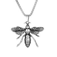 Pendentifs en titane, Acier titane, abeille, poli, DIY & pour homme, couleur originale, 41.40x50.90mm, Vendu par PC