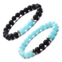 Gemstone Bracelet & Unisex 8mm Length Approx 7-7.28 Inch Sold By PC