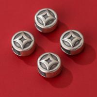 925 Sterling Silver Spacer Bead, DIY & matt, silver, 9.30x6.50mm, Hål:Ca 3mm, Säljs av PC