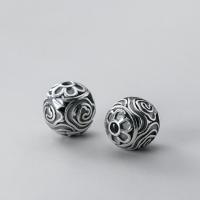 925 Sterling Silver Spacer Bead, Babhta, plátáilte, DIY & méid éagsúla do rogha & Neamhlonrach & frosted, dathanna níos mó le haghaidh rogha, Díolta De réir PC