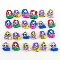 Polymer Clay Helmet, Merenneito, tee-se-itse, sekavärit, 10mm, N. 50PC/laukku, Myymät laukku