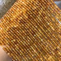 tourmaline goutte, poli, DIY & facettes, jaune d'or, 3x4mm, Vendu par Environ 38 cm brin