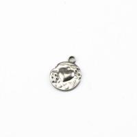 Cruach dhosmálta Croí pendants, 304 Cruach dhosmálta, snasta, DIY, dath bunaidh, 19.70x16mm, 10ríomhairí pearsanta/Mála, Díolta De réir Mála