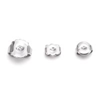 Nerezová ocel Ear Matice Component, 304 Stainless Steel, Květina, různé velikosti pro výběr & různé styly pro výběr, Původní barva, 100PC/Bag, Prodáno By Bag