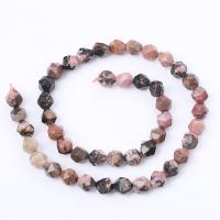 Perles rhodonites, rhodonite, Rond, poli, Surface de coupe de l'étoile & DIY & normes différentes pour le choix, couleurs mélangées, Vendu par Environ 14.96 pouce brin