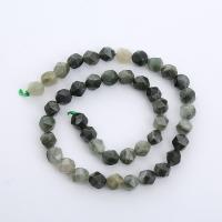 Green Grass Stone Beads Round polished Star Cut Faceted & DIY mixed colors Sold Per Approx 14.96 Inch Strand