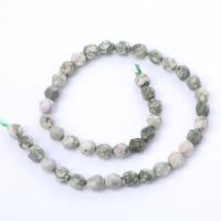 Lucky Stone Bead, Runde, poleret, Star Cut Faceted & du kan DIY & forskellig størrelse for valg, Solgt Per Ca. 14.96 inch Strand