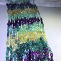 Coirníní fluorite, fluorite colorful, neamhrialta, snasta, DIY, dathanna measctha, Díolta Per Thart 14.96 Inse Snáithe