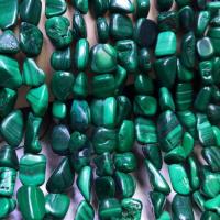 Perline malachite, Irregolare, lucido, DIY, verde, 9-12mm, Venduto per Appross. 14.96 pollice filo