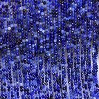 Natuurlijke Lace Agaat kralen, Ronde, gepolijst, DIY & gefacetteerde, blauw, 2mm, Per verkocht Ca 14.96 inch Strand