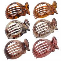 Hair Claw Clips Resin stoving varnish fashion jewelry & for woman Sold By PC