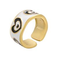 Bague en laiton, Placage de couleur d'or, Réglable & modèles différents pour le choix & pour femme & émail, plus de couleurs à choisir, 22mm, Vendu par PC