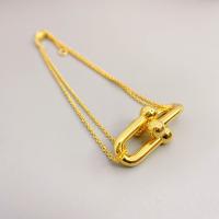 Collier en laiton, avec 1.97,1.18inch chaînes de rallonge, Plaqué d'or 18K, bijoux de mode & styles différents pour le choix & pour femme, doré, protéger l'environnement, sans nickel, plomb et cadmium, Longueur Environ 14.96 pouce, Environ 5.91 pouce, Vendu par PC