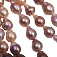 Barokní kultivované sladkovodní perle, Sladkovodní Pearl, Slza, DIY, smíšené barvy, 10-12mm, Prodáno za Cca 14.96 inch Strand